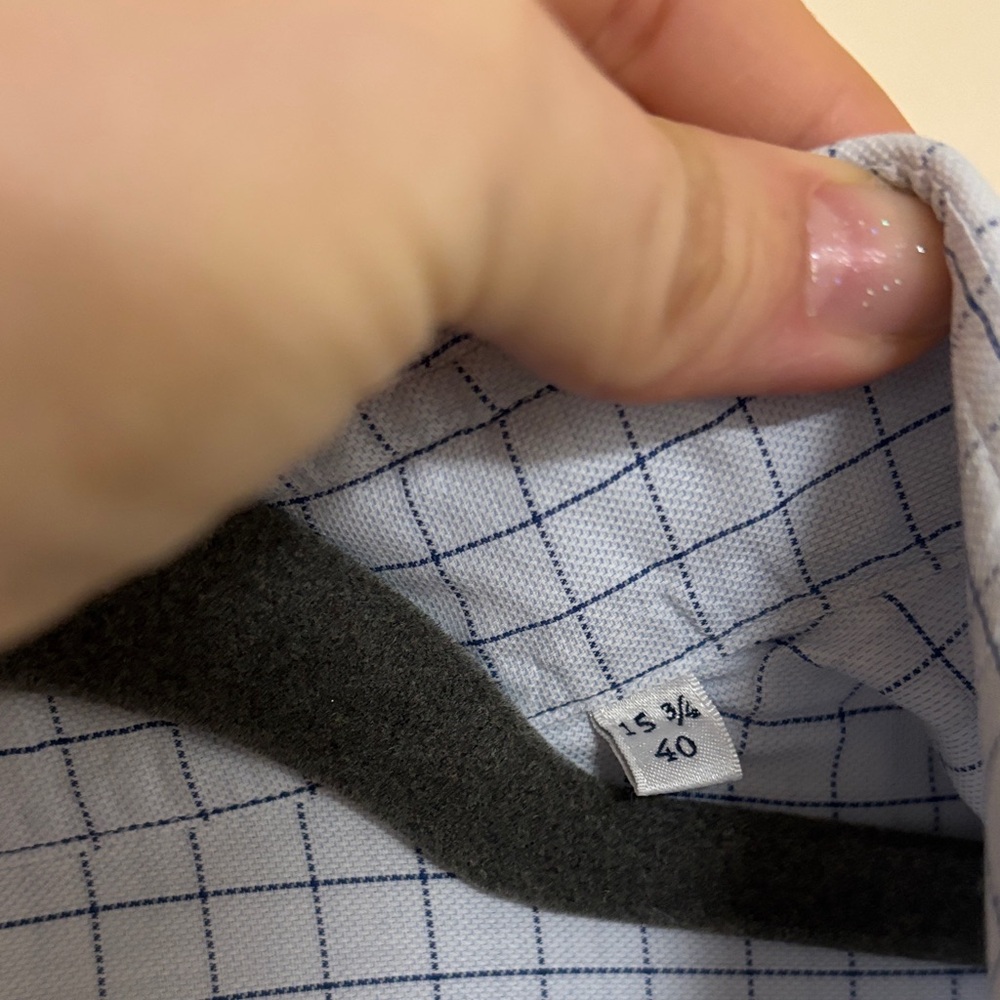 Stenströms fitted body graph check button down sh… - image 4